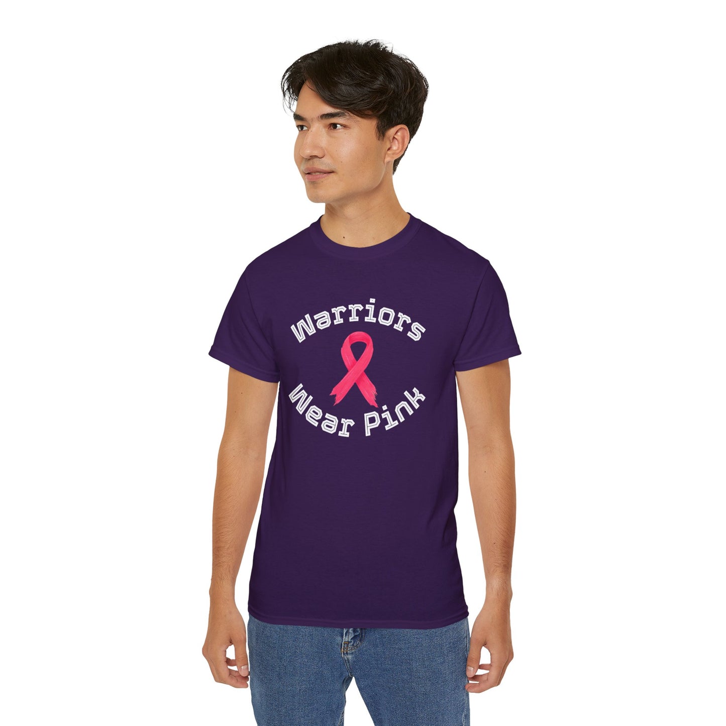 Warriors Wear Pink T-Shirt | Unisex Cotton Tee for Awareness Events, Breast Cancer Fundraiser, Support, Gifts, Everyday Wear