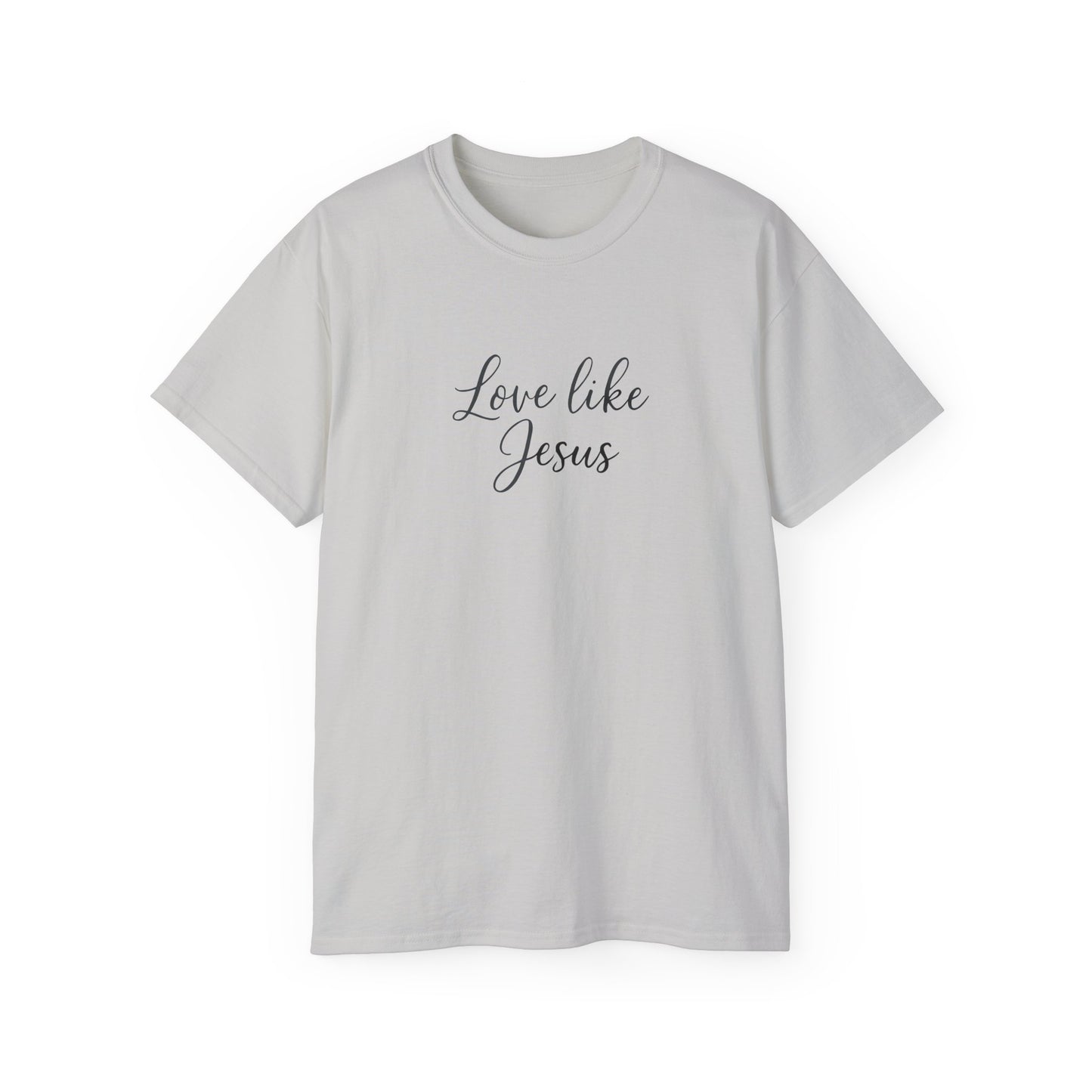 Unisex Ultra Cotton Tee - Love Like Jesus Shirt, Faith-Based T-Shirt, Inspirational Gift, Christian Apparel, Cozy Everyday Wear