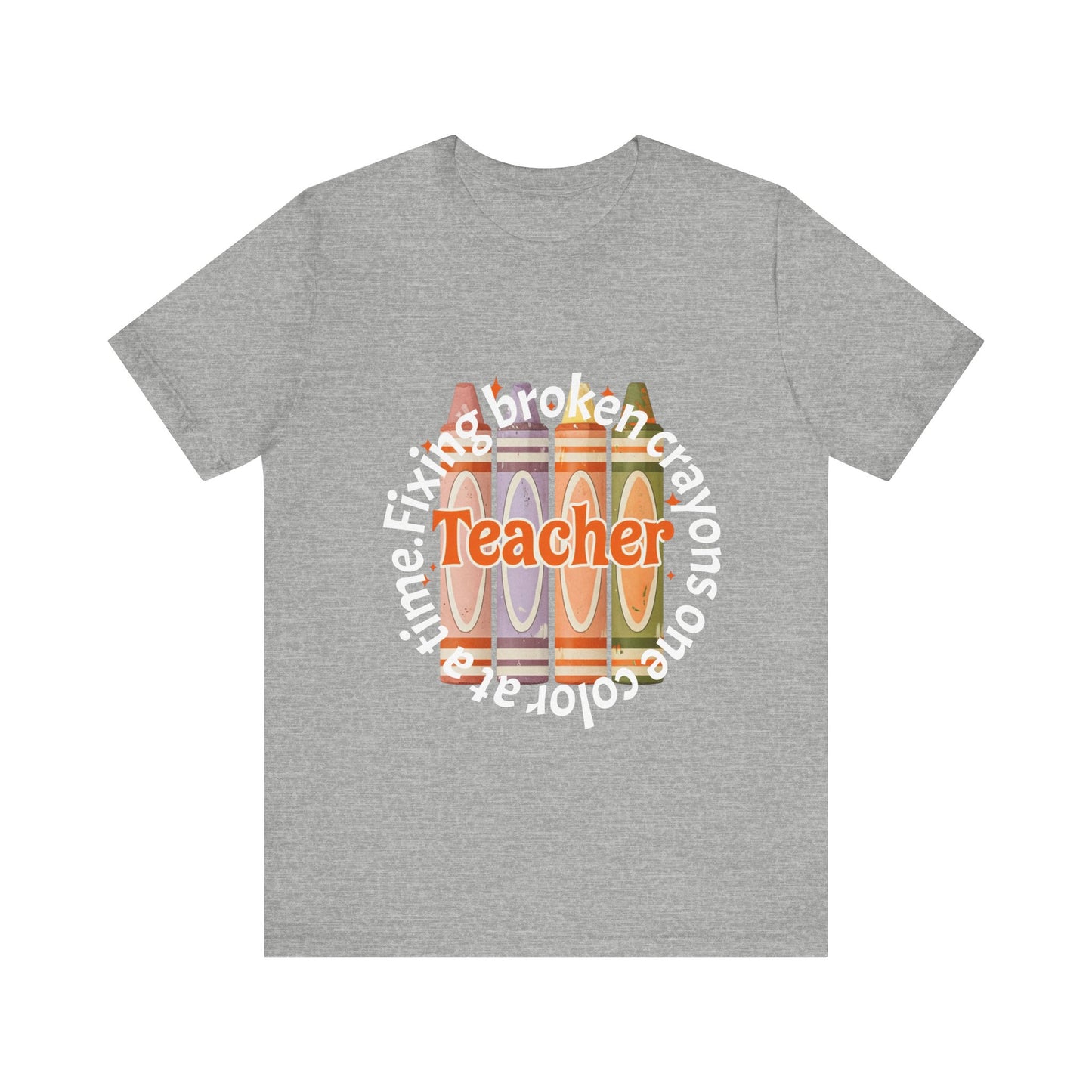 Colorful Teacher T-Shirt - Perfect Gift for Educators, School Events, Teacher Appreciation, Back to School, Fun Classroom Wear