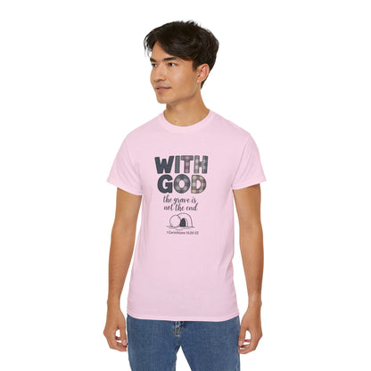 Inspirational Christian T-Shirt | With God, Faith Apparel, Gift for Him, Gift for Her, Religious Tee