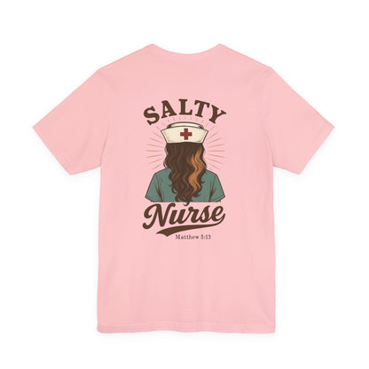 Salty Nurse Unisex Tee | Funny Nurse Shirt, Medical Apparel, Nurse Gift, Appreciation Gift, Healthcare Humor Tee