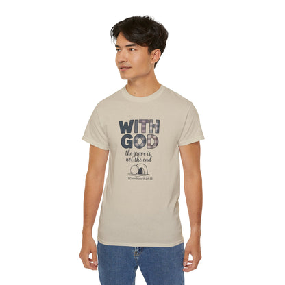 Inspirational Christian T-Shirt | With God, Faith Apparel, Gift for Him, Gift for Her, Religious Tee