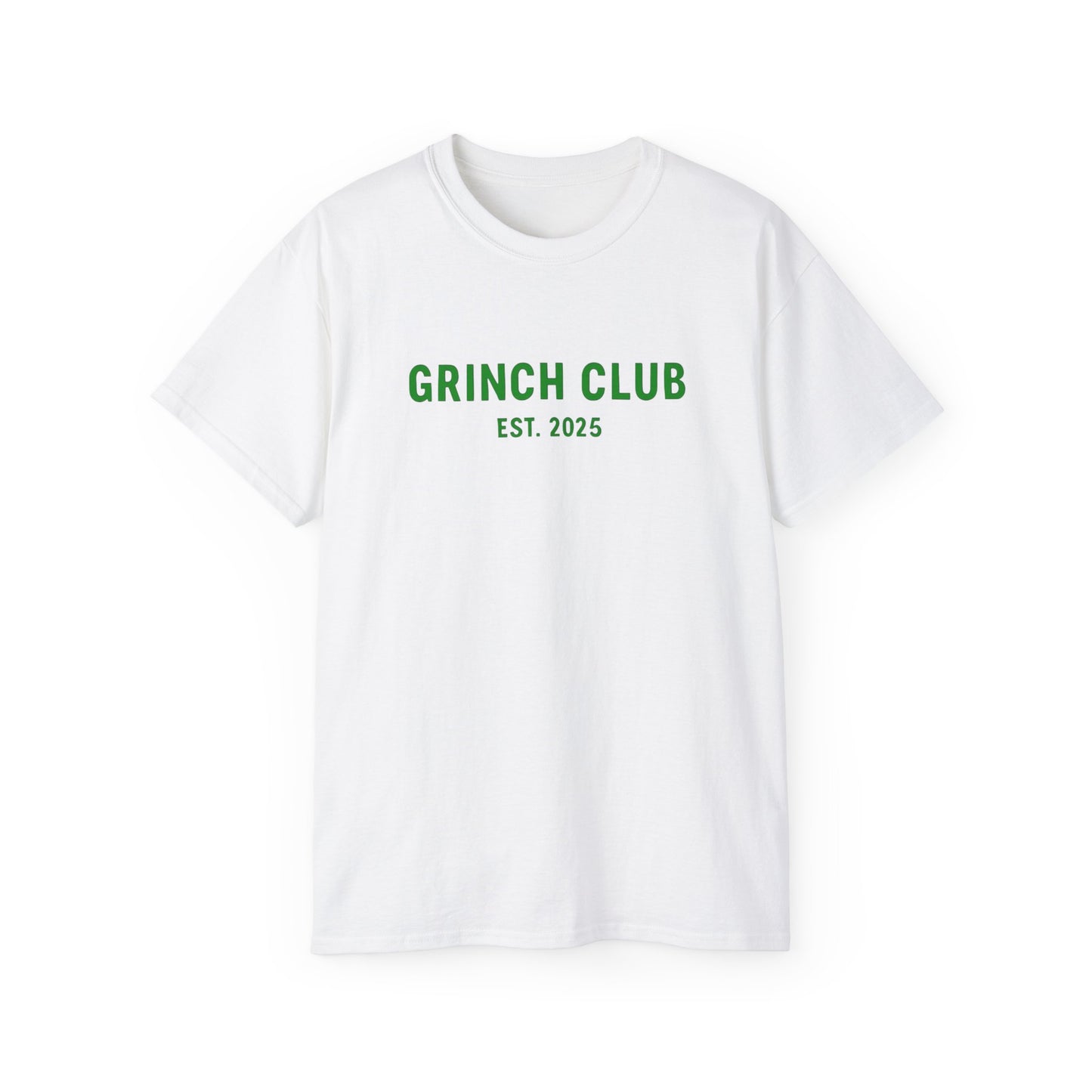 Grinch Club Tee — 'Grinch Club EST. 2025' Christmas Graphic T-Shirt