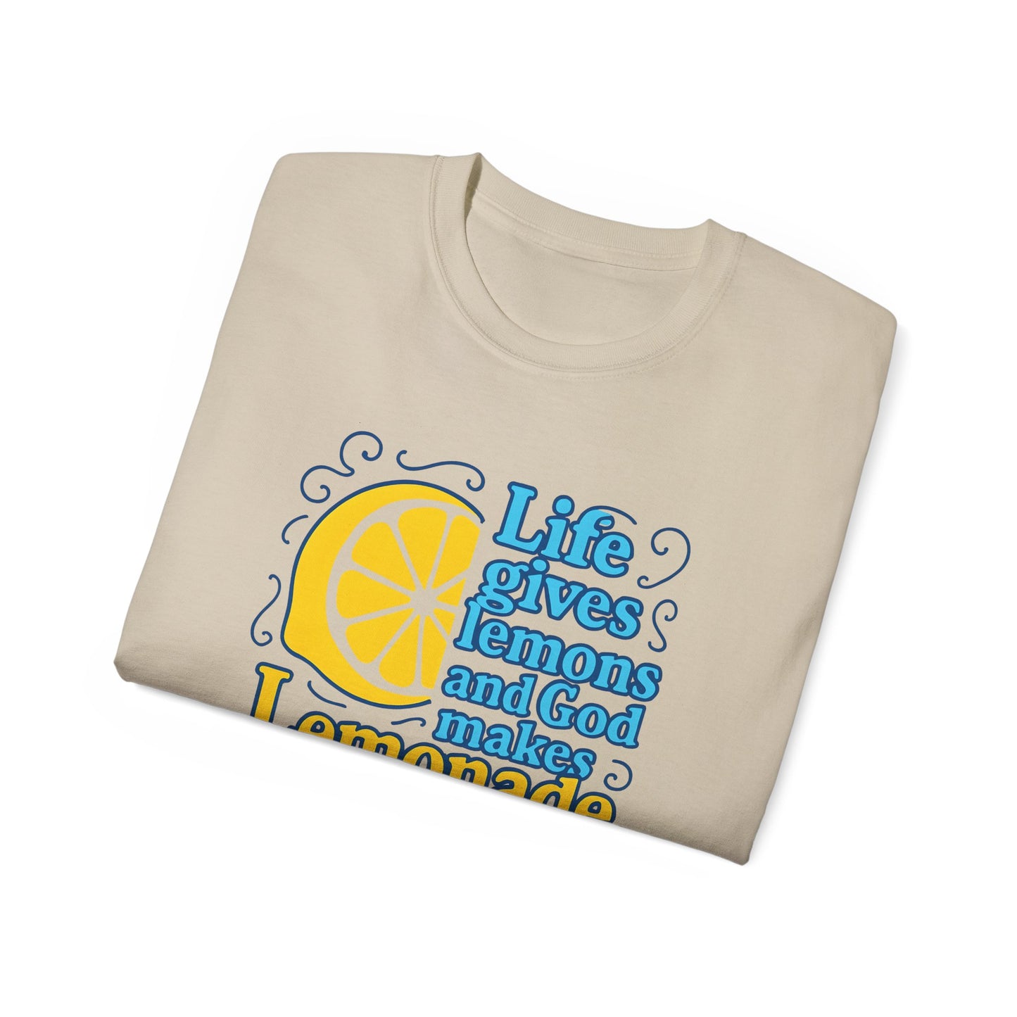 Life Gives Lemons Tee, Positive Quote T-Shirt, Unisex Cotton Shirt, Inspirational Gift, Casual Summer Wear, Lemonade Theme