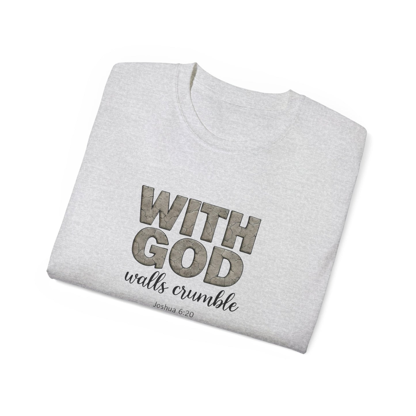 Inspirational Faith T-Shirt, Unisex Cotton Tee, Christian Apparel, Gift for Believers, Religious T-Shirt, Church Outing Shirt