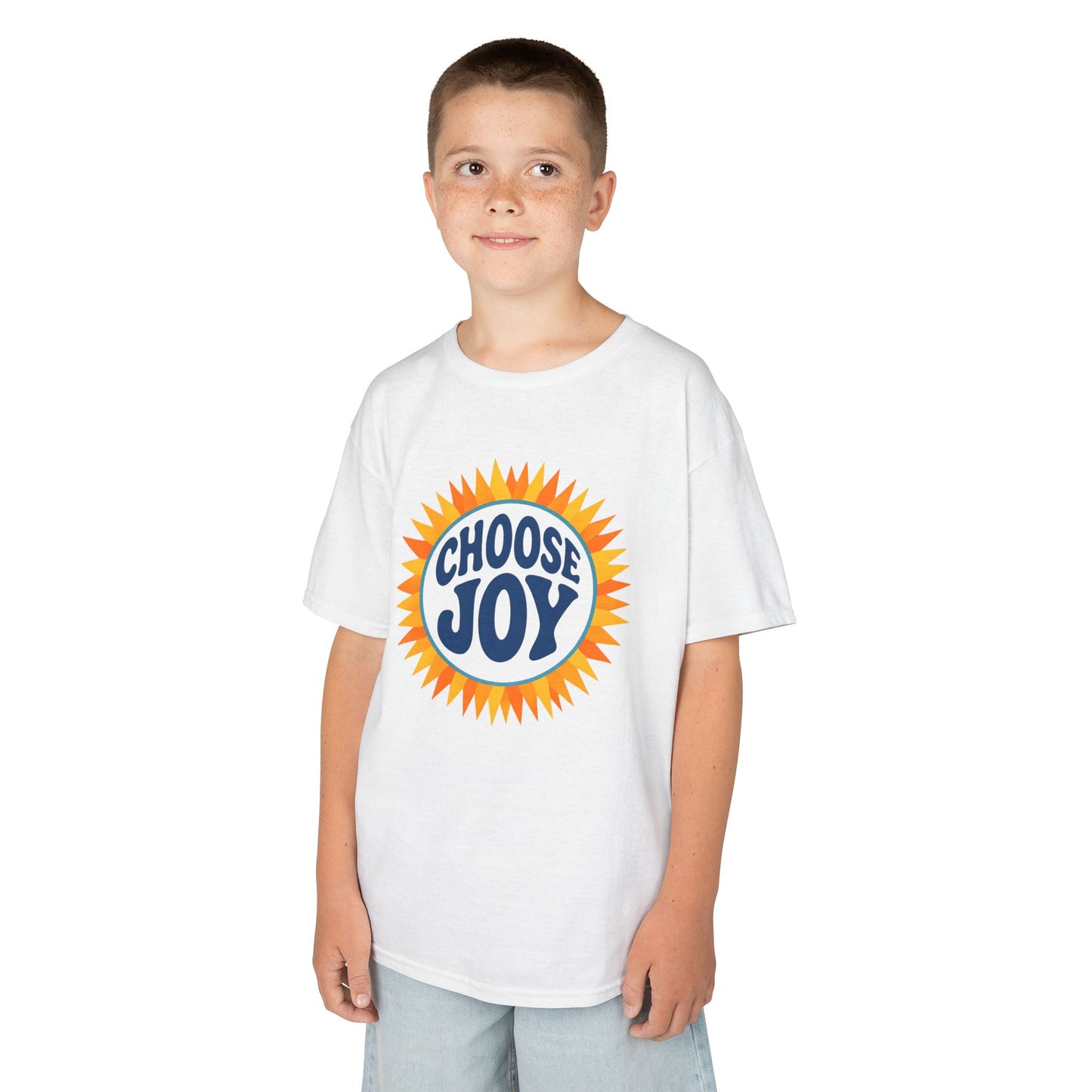 Kids Choose Joy Tee - Fun Cotton Kids T-Shirt, Positive Vibes, Birthday Gift, Youth Apparel, Everyday Wear, Summer Style