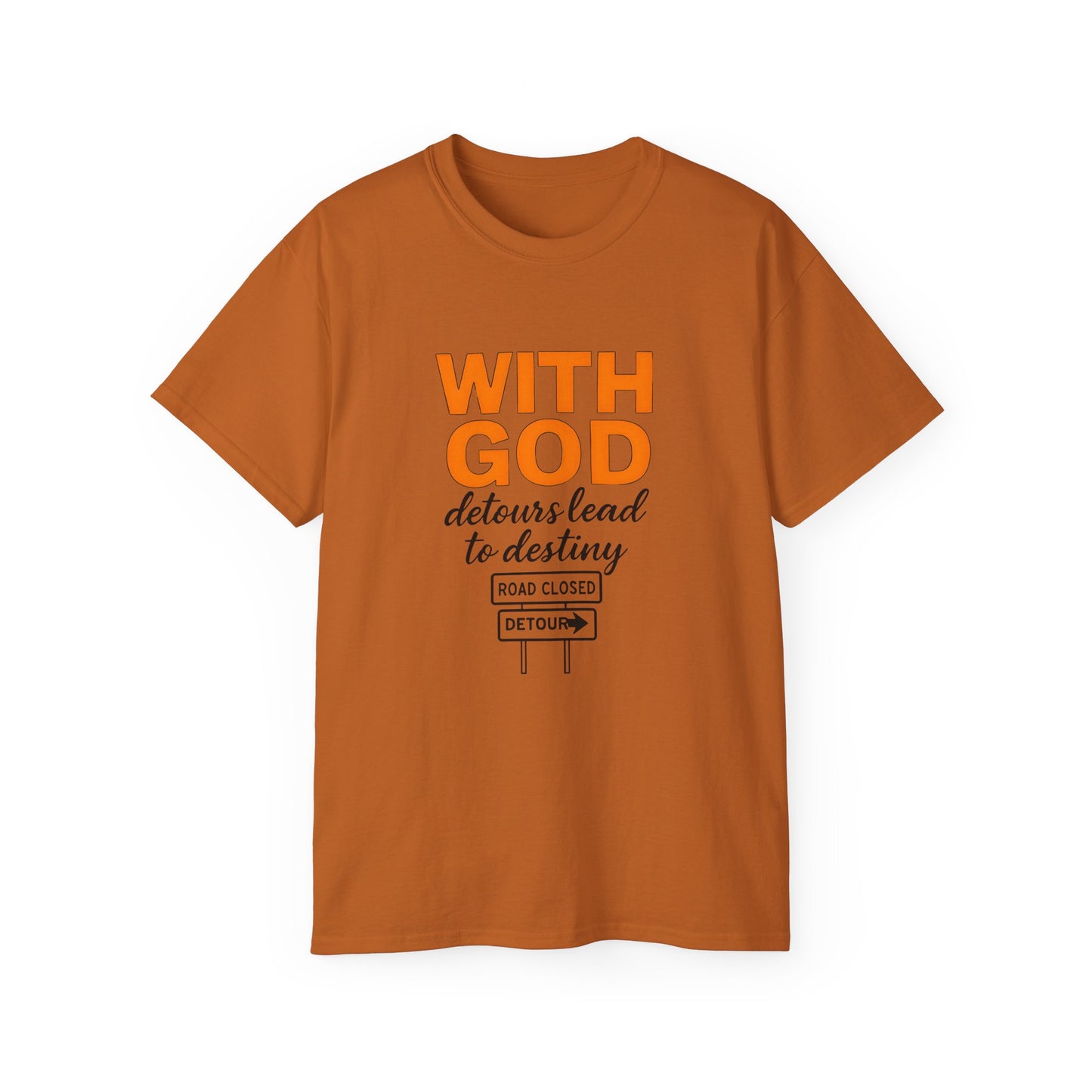 Inspirational Faith Tee, Comfortable Cotton Shirt for Daily Wear, Perfect for Gifts, Spiritual Inspiration, Church Events, Casual Outings