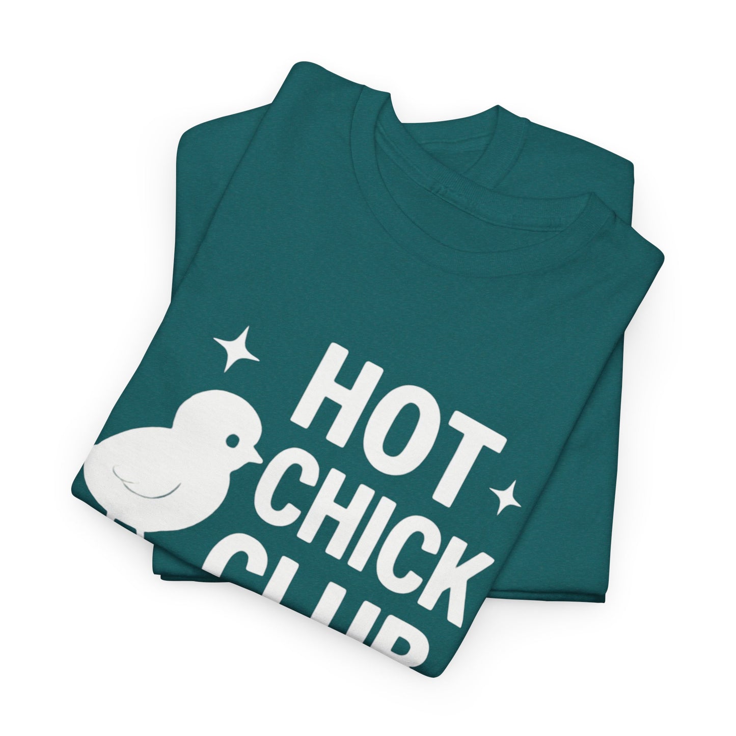 Hot Chick Club Unisex Heavy Cotton Tee, Fun Graphic T-Shirt for Trendy Women, Cute Casualwear, Perfect Gift for Chick Friends, Summer [...]