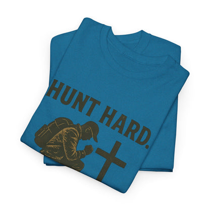 Hunting Inspirational Tee, Unisex Heavy Cotton Shirt, Gift for Hunters, Outdoor Apparel, Motivational T-Shirt