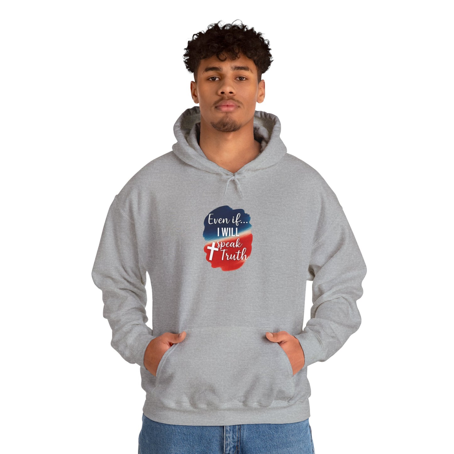 Inspirational Unisex Hoodie - Spread Truth Design, Cozy Sweatshirt for Everyday Wear, Faith-Based Gift, Motivational Apparel