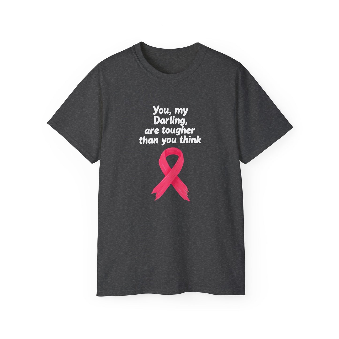 Inspirational Breast Cancer Awareness Tee, Unisex T-Shirt, Toughness Quote Shirt, Gift for Her, Supportive Apparel