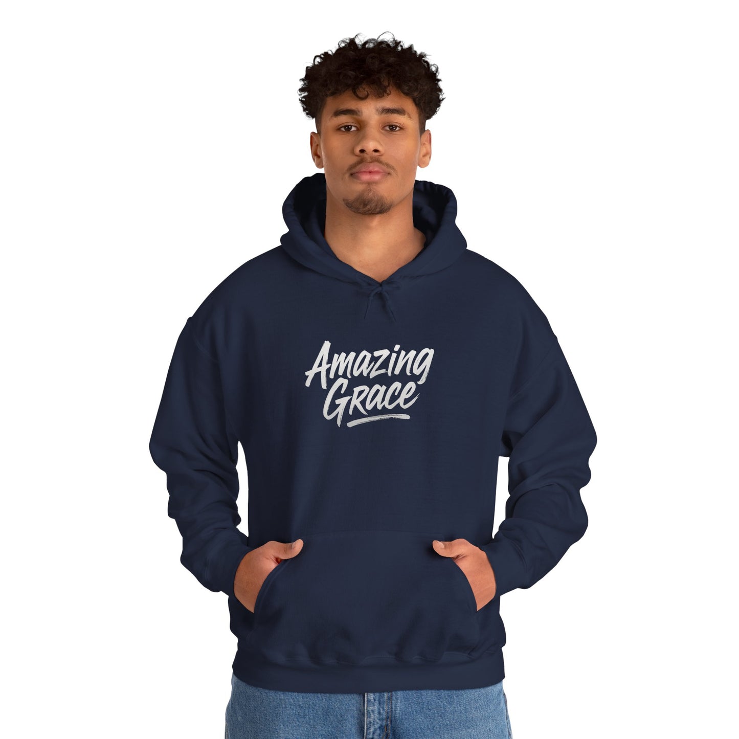 Amazing Grace Hoodie, Inspirational Sweatshirt, Faith-Based Apparel, Cozy Gift for Her, Unisex Spiritual Hoodie