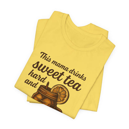 Sweet Tea Mama Tee - Unisex Jersey Short Sleeve T-Shirt, Sweet Tea Lovers Gift, Summer Vibes, Casual Wear, Family Gatherings