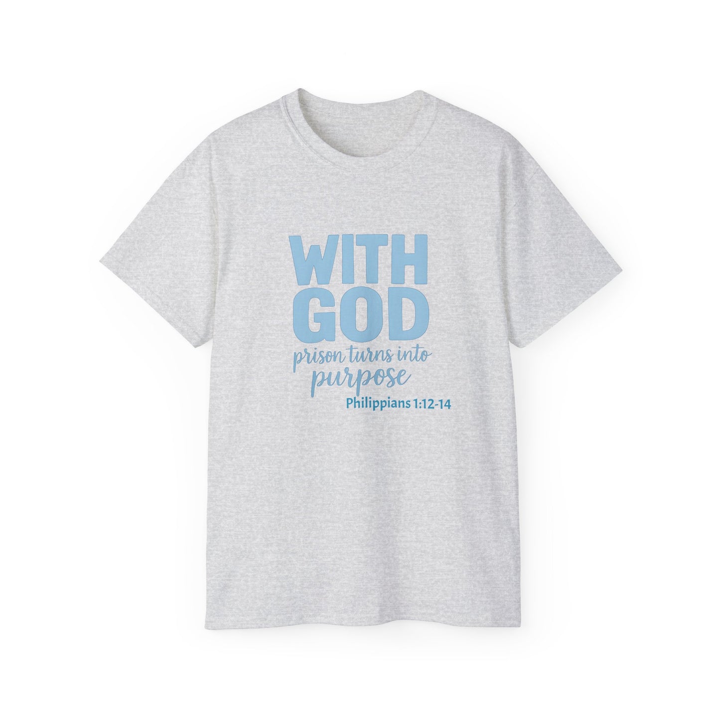 Inspirational Faith Tee, Unisex Ultra Cotton Tee, Christian T-Shirt, Bible Verse Shirt, Gift for Believers, Casual Everyday Wear
