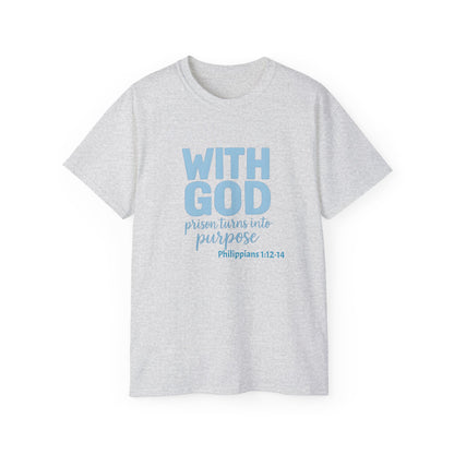 Inspirational Faith Tee, Unisex Ultra Cotton Tee, Christian T-Shirt, Bible Verse Shirt, Gift for Believers, Casual Everyday Wear