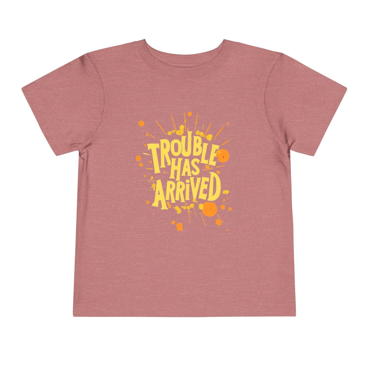 Trouble Has Arrived Toddler Tee | Funny Kids Shirt, Gift for Toddlers, Birthday Outfit, Playdate Wear, Summer Top