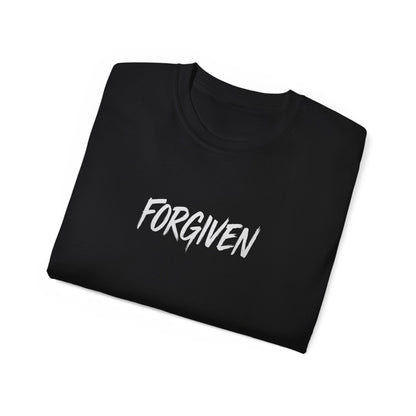 Forgiven Unisex Ultra Cotton Tee - Empowering Message Shirt, Spiritual Gift, Casual Wear, Motivational Tee, Unique Present