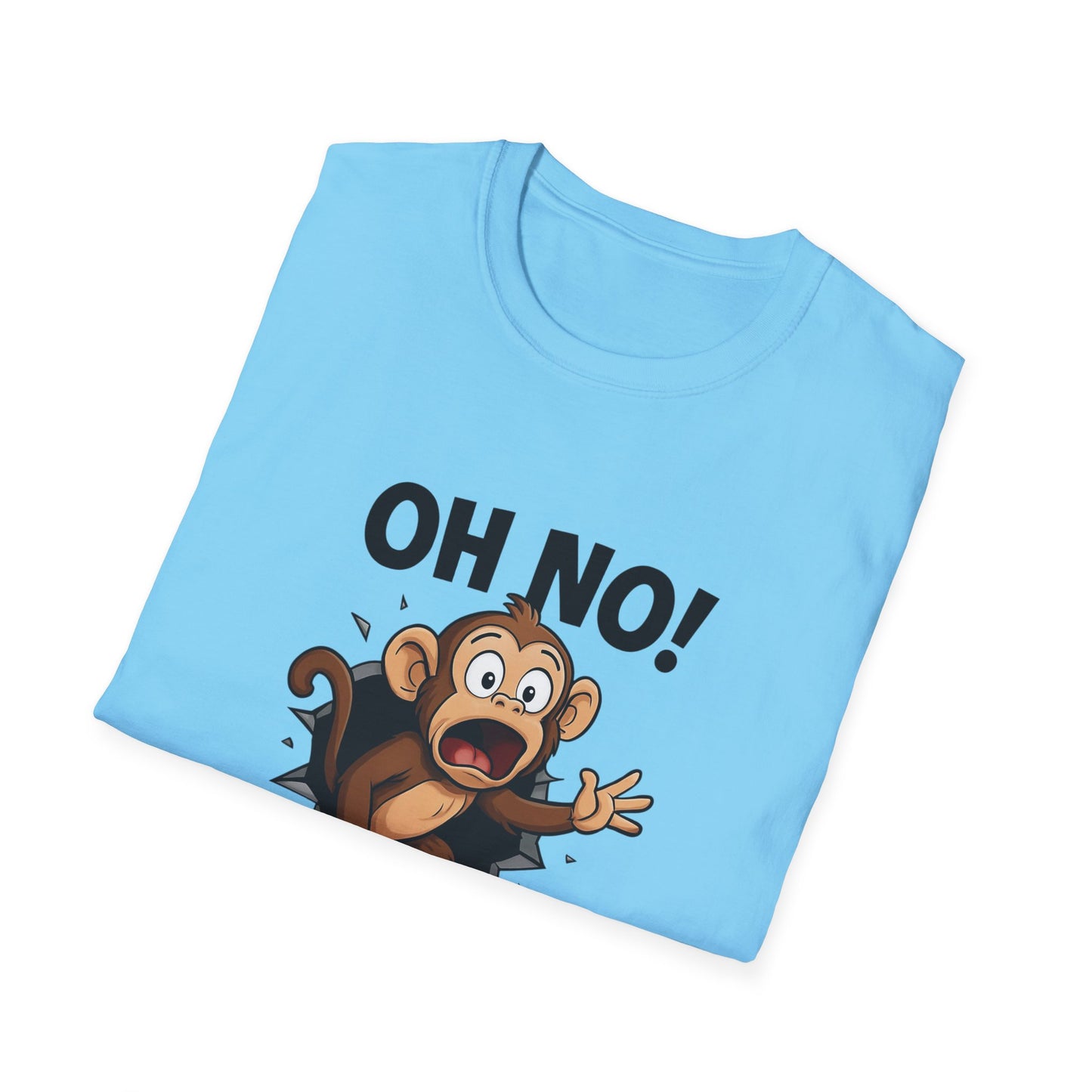 Funny Monkey T-Shirt, Family Reunion Gift, Birthday Humor Shirt, Animal Lover Apparel, Casual Wardrobe Staple