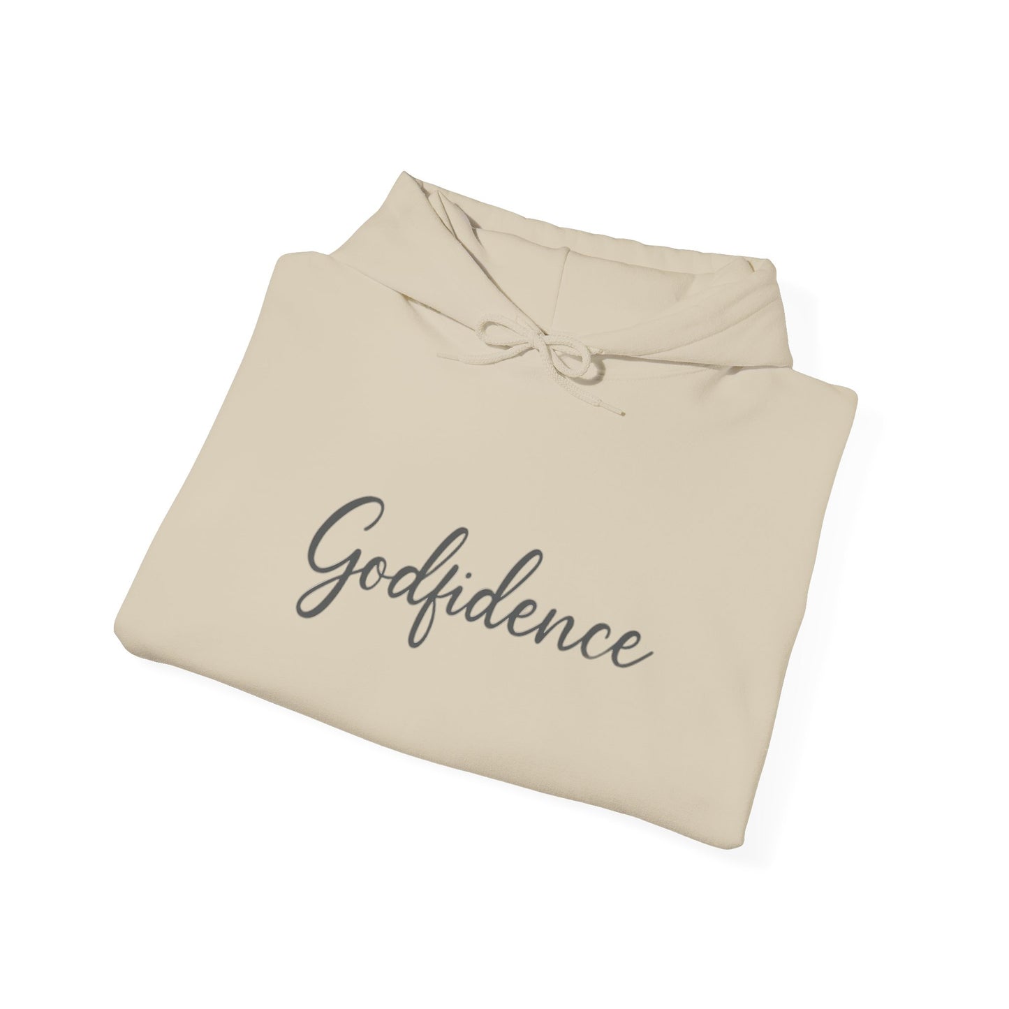 Godfidence Sweatshirt, Cozy Unisex Hoodie, Inspirational Layering Piece, Perfect Gift for Friends, Casual Fashionwear