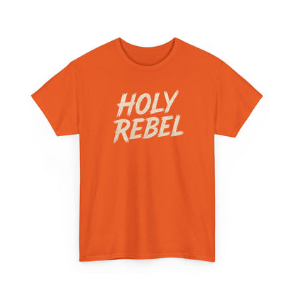Holy Rebel Unisex Heavy Cotton Tee, Inspirational Christian T-Shirt, Unique Gift for Rebels, Faith-Based Apparel, Motivational Quote [...]