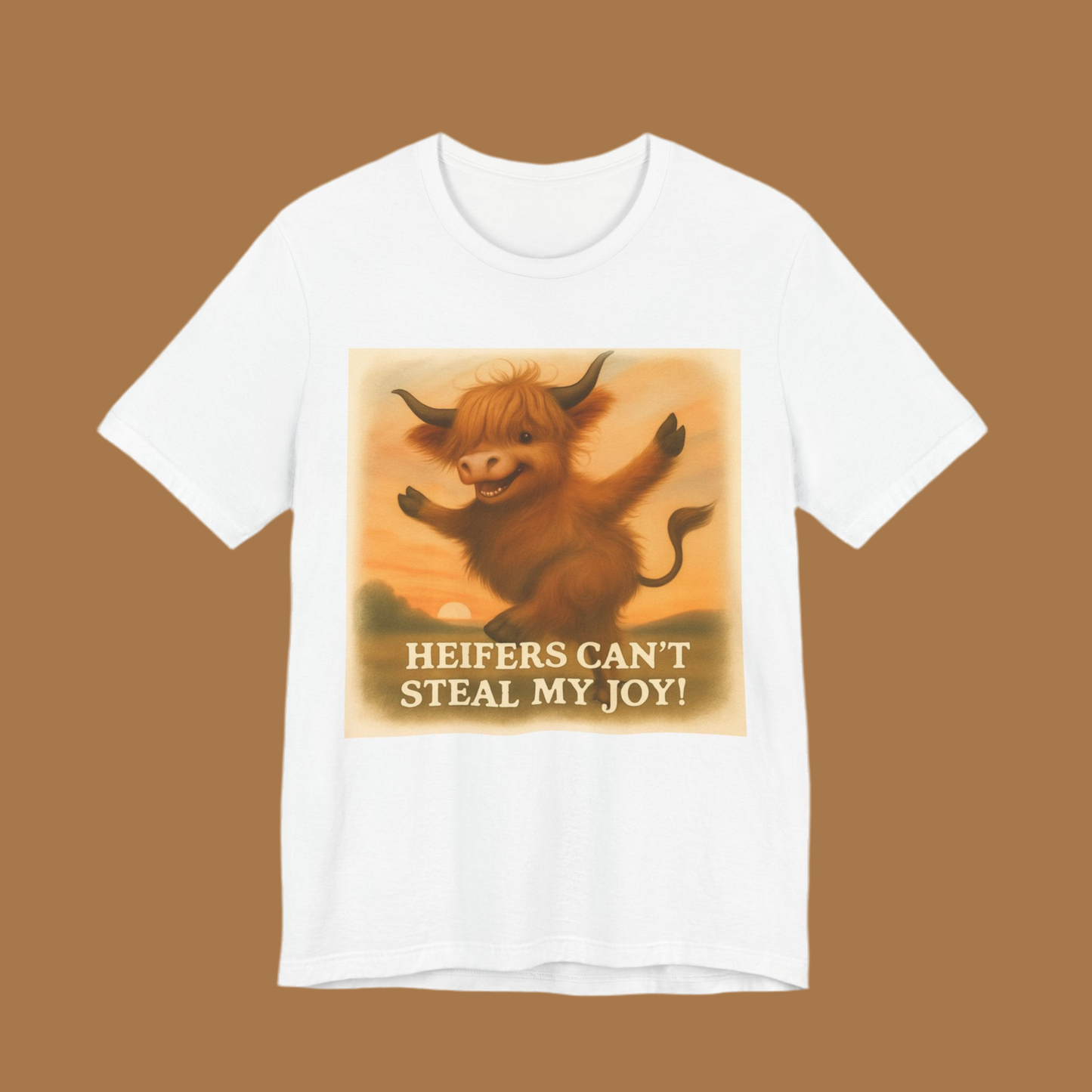 Joyful Heifer Unisex Tee - Perfect for Cow Lovers, Farm Life, Everyday Wear, Gifts, and Celebrations!