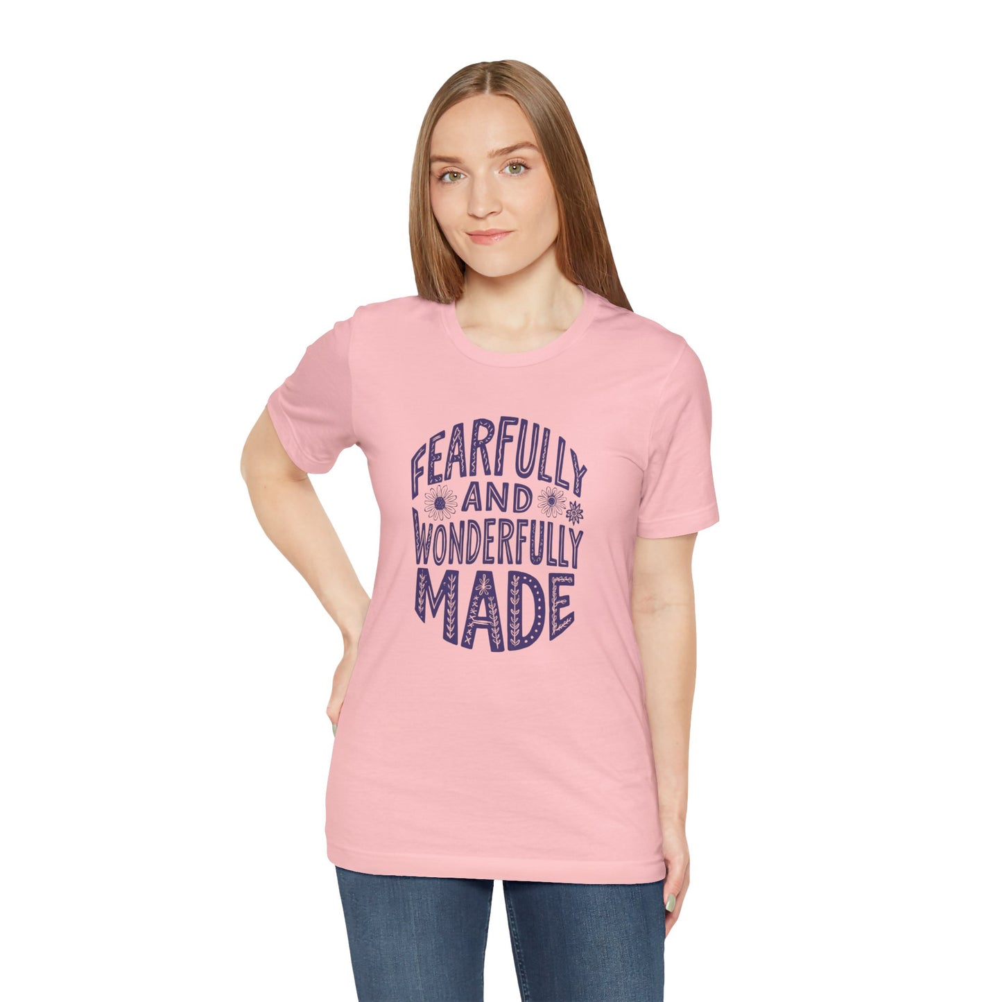 Fearfully and Wonderfully Made T-Shirt | Unisex Inspirational Tee, Faith-Based Apparel, Gift for Encouragement, Everyday Wear, [...]