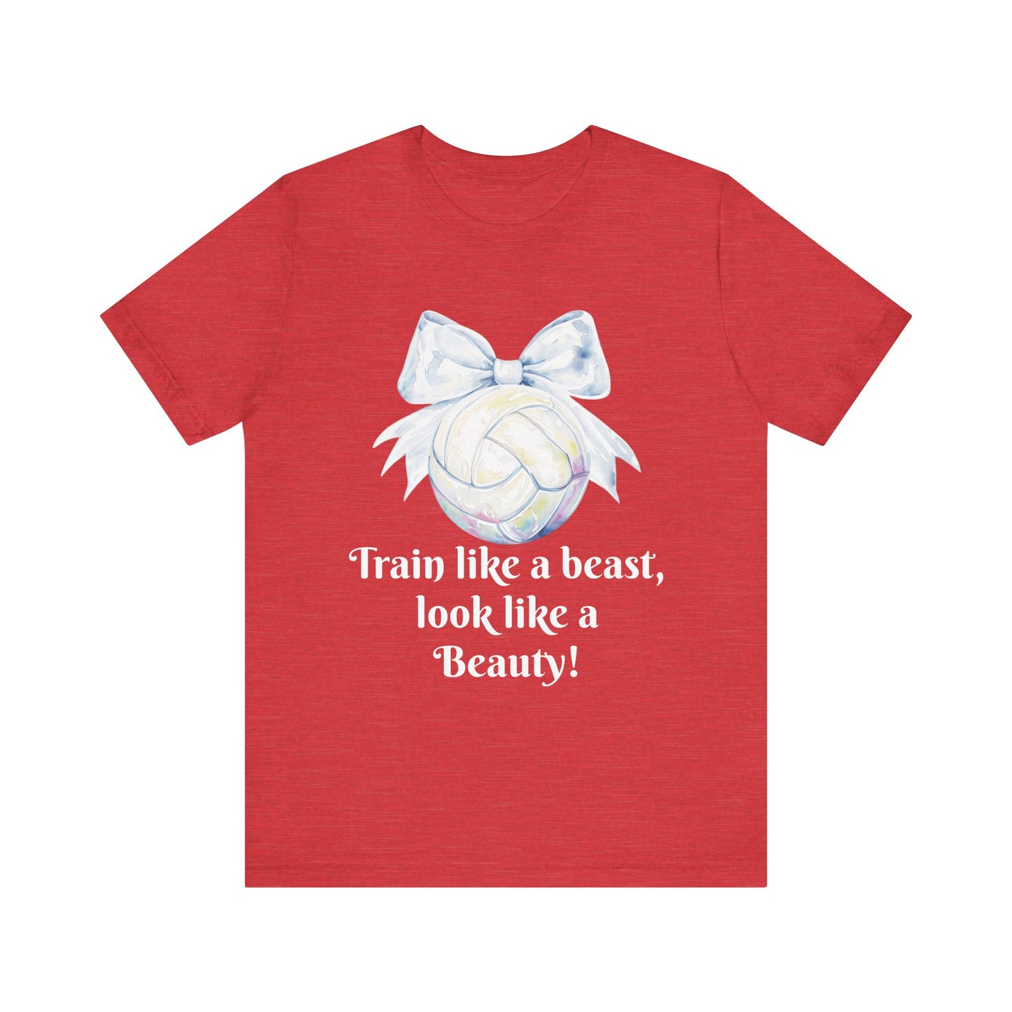 Train Like a Beast Unisex Jersey Tee, Motivational Workout Shirt, Gift for Gym Lovers, Fitness Apparel, Sporty Unisex T-Shirt