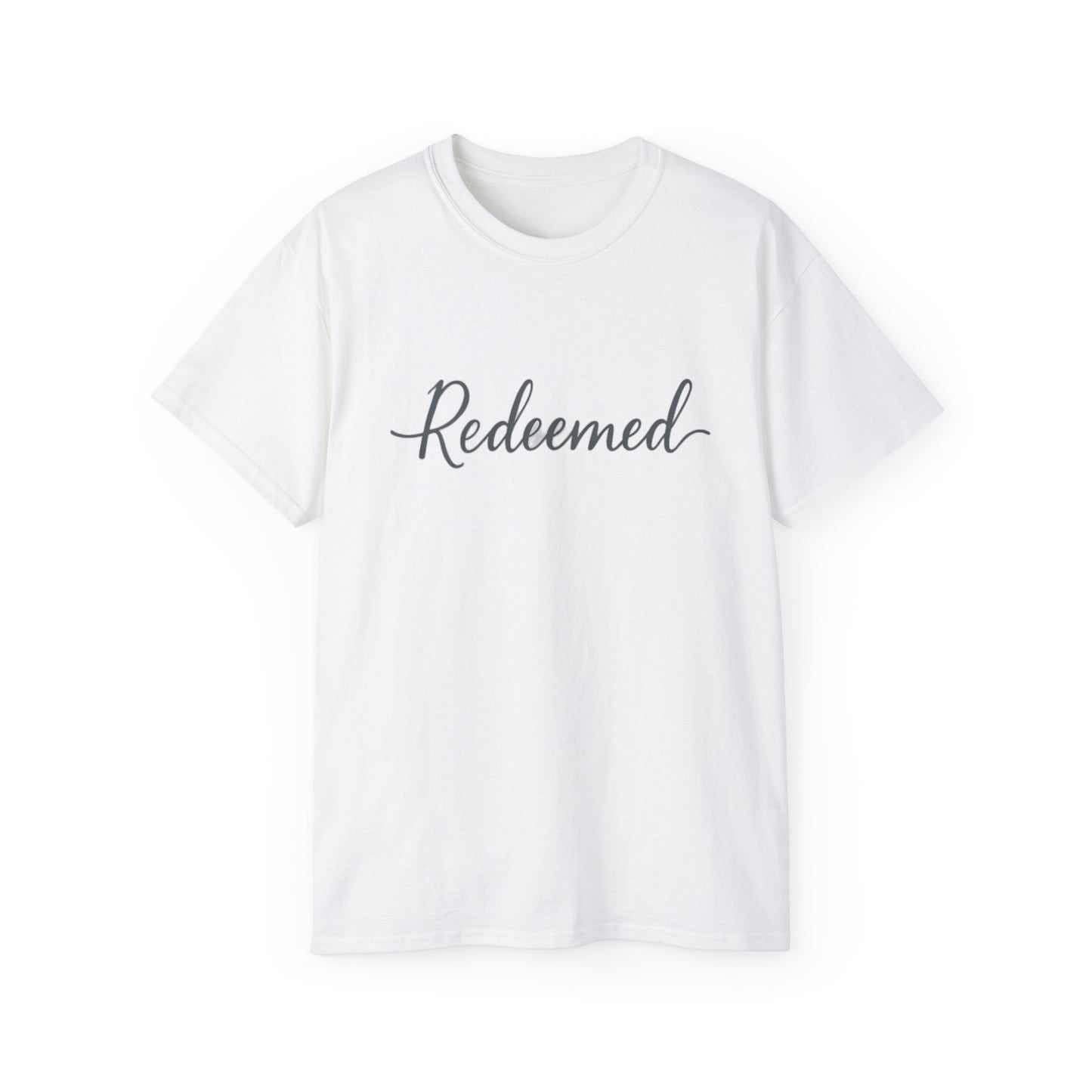 Redeemed Unisex Ultra Cotton Tee, Inspirational Shirt, Faith-Based Apparel, Christian Clothing, Everyday Casual Wear