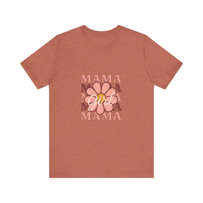 Chic Mama Graphic Tee, Floral Shirt for Moms, Mother's Day Gift, Casual Wear, Trendy Outfit, Birthday Present