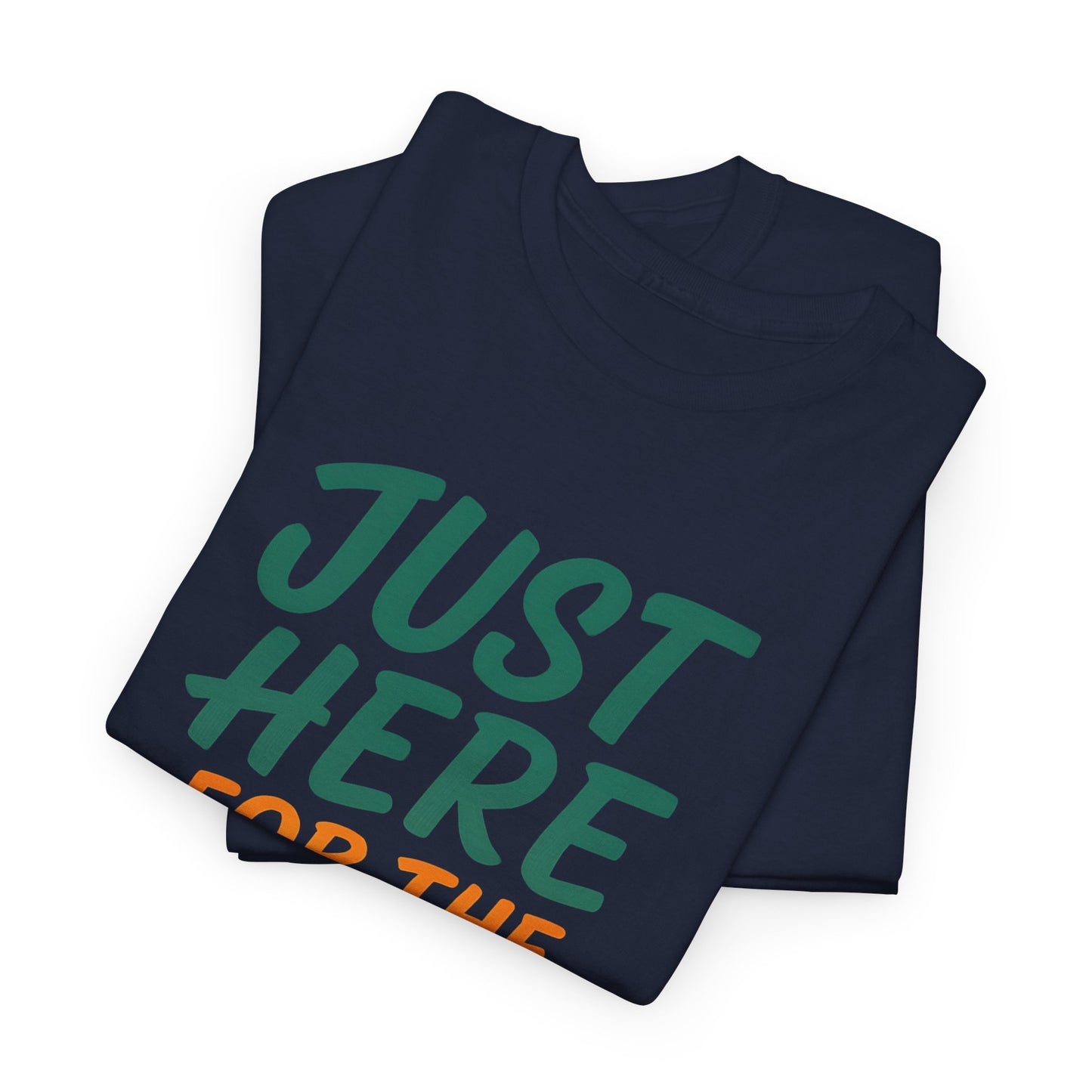 Just Here for the Fellowship Potluck Tee, Unisex Cotton T-Shirt, Fun Gathering Shirt, Party Tees, Casual Event Wear, Gifts for Friends