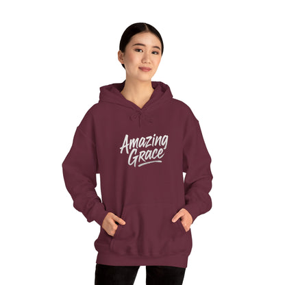 Amazing Grace Hoodie, Inspirational Sweatshirt, Faith-Based Apparel, Cozy Gift for Her, Unisex Spiritual Hoodie
