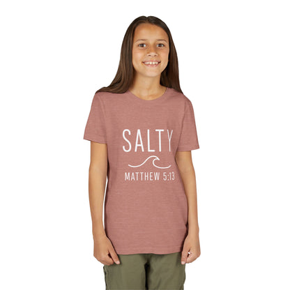Salty Youth Tee - Spiritual, Fun, Summer Vibe, Perfect for Beach Days, Gifts, and Faith Celebrations