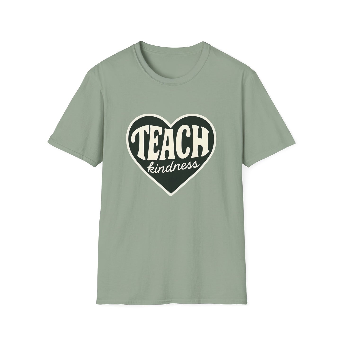 Teach Kindness Unisex Softstyle T-Shirt, Graphic Tee, Gift for Teachers, Inspirational Shirt, Kindness Message T-Shirt
