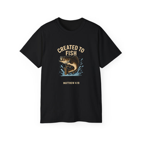 Fishing Inspired Unisex Tee, Perfect Gift for Anglers, Outdoor Lovers, and Dads, Great for Birthdays and Father’s Day, Created to Fish [...]