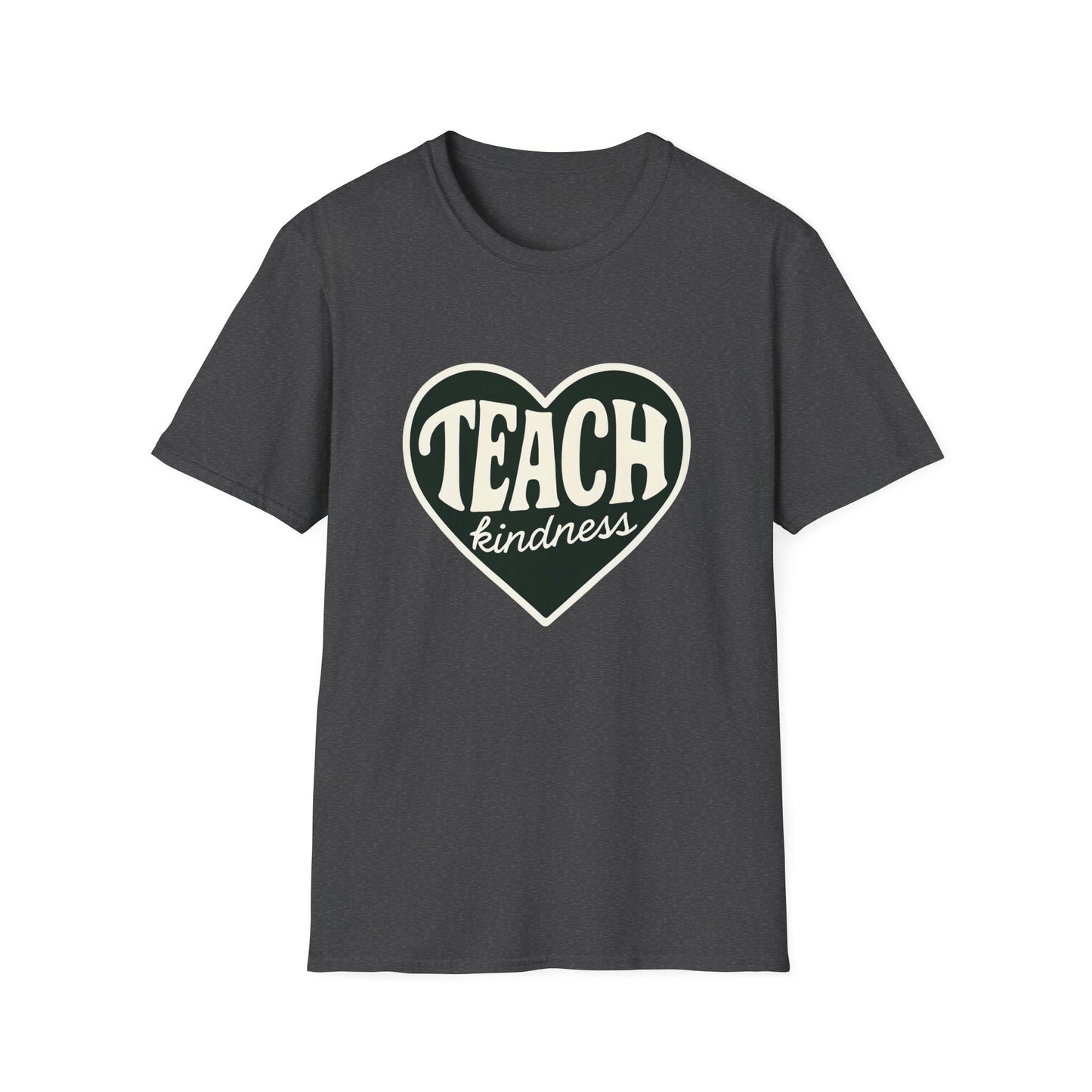 Teach Kindness Unisex Softstyle T-Shirt, Graphic Tee, Gift for Teachers, Inspirational Shirt, Kindness Message T-Shirt