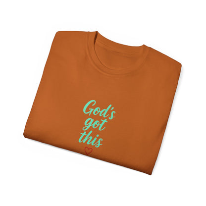 God's Got This Inspirational Tee, Motivational T-Shirt, Faith-Based Apparel, Everyday Casual Wear, Gift for Encouragement