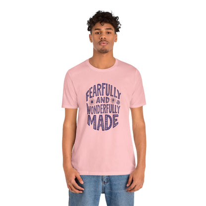 Fearfully and Wonderfully Made T-Shirt | Unisex Inspirational Tee, Faith-Based Apparel, Gift for Encouragement, Everyday Wear, [...]