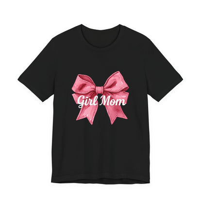 Cute Girl Mom T-Shirt | Unisex Jersey Tee for Moms, Mother's Day Gift, Family Matching Outfits, Birthday Present, Gift for Her