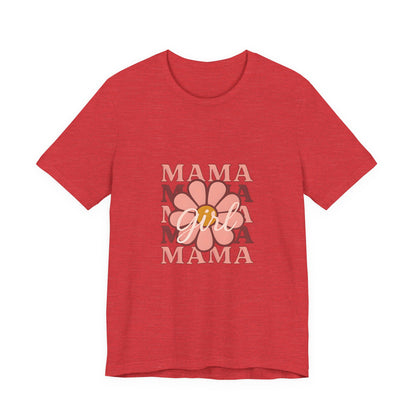 Chic Mama Graphic Tee, Floral Shirt for Moms, Mother's Day Gift, Casual Wear, Trendy Outfit, Birthday Present