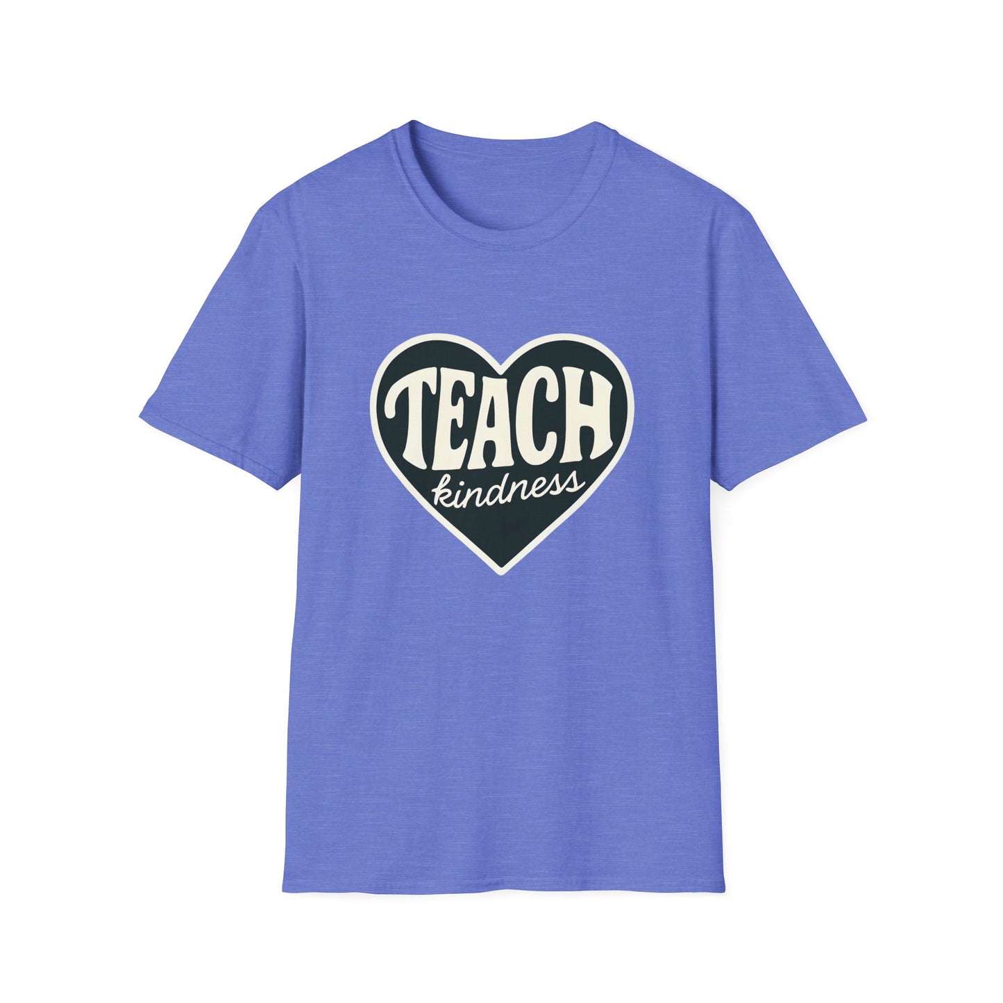 Teach Kindness Unisex Softstyle T-Shirt, Graphic Tee, Gift for Teachers, Inspirational Shirt, Kindness Message T-Shirt