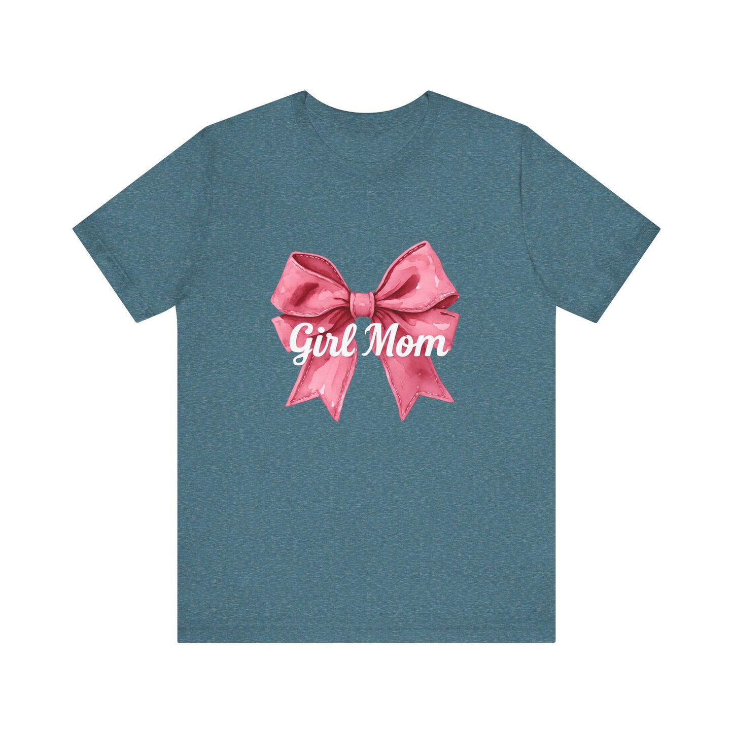 Cute Girl Mom T-Shirt | Unisex Jersey Tee for Moms, Mother's Day Gift, Family Matching Outfits, Birthday Present, Gift for Her