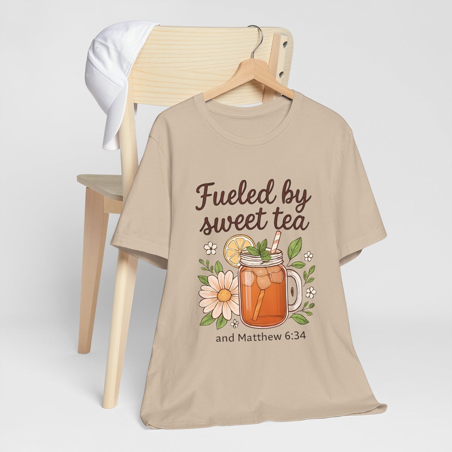 Sweet Tea Inspired Unisex Tee | Perfect for Summer Gatherings, Gifts for Tea Lovers, Relaxed Style, Casual Wear, Bible Verse Shirt