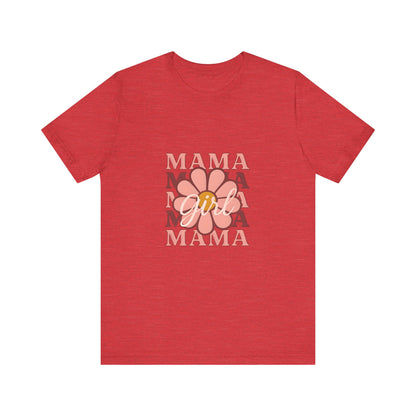 Chic Mama Graphic Tee, Floral Shirt for Moms, Mother's Day Gift, Casual Wear, Trendy Outfit, Birthday Present