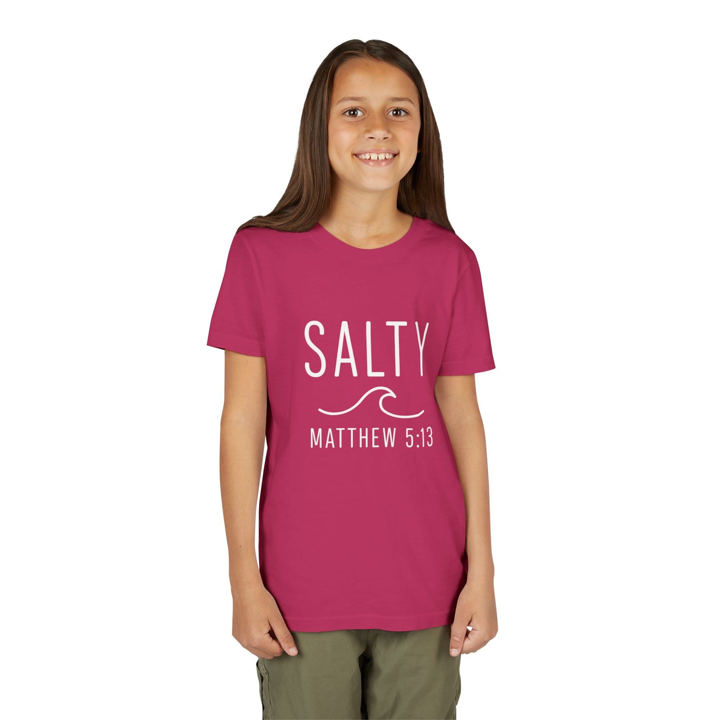 Salty Youth Tee - Spiritual, Fun, Summer Vibe, Perfect for Beach Days, Gifts, and Faith Celebrations