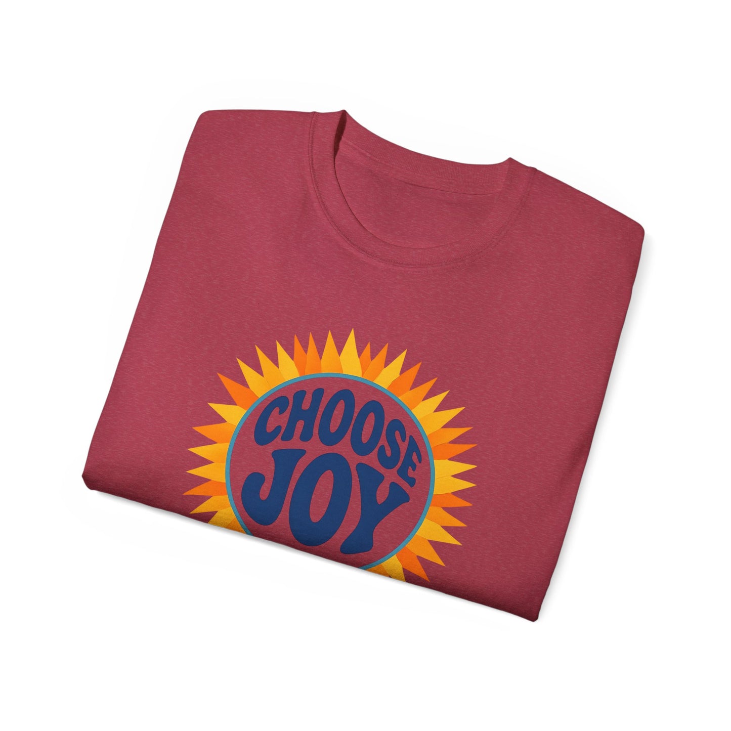 Choose Joy Unisex Ultra Cotton Tee, Positive Vibes Shirt, Motivational Tee, Gift for Friends, Casual Everyday Wear