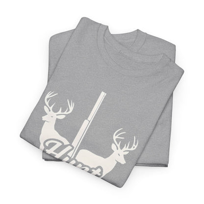 Unisex Heavy Cotton Tee - Hunt Design, Perfect for Outdoors Lovers, Hunting Season, Casual Wear, Gift for Hunters