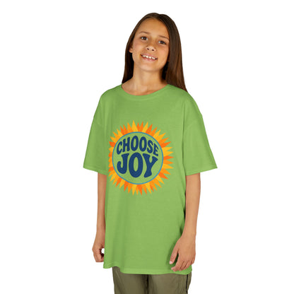Kids Choose Joy Tee - Fun Cotton Kids T-Shirt, Positive Vibes, Birthday Gift, Youth Apparel, Everyday Wear, Summer Style