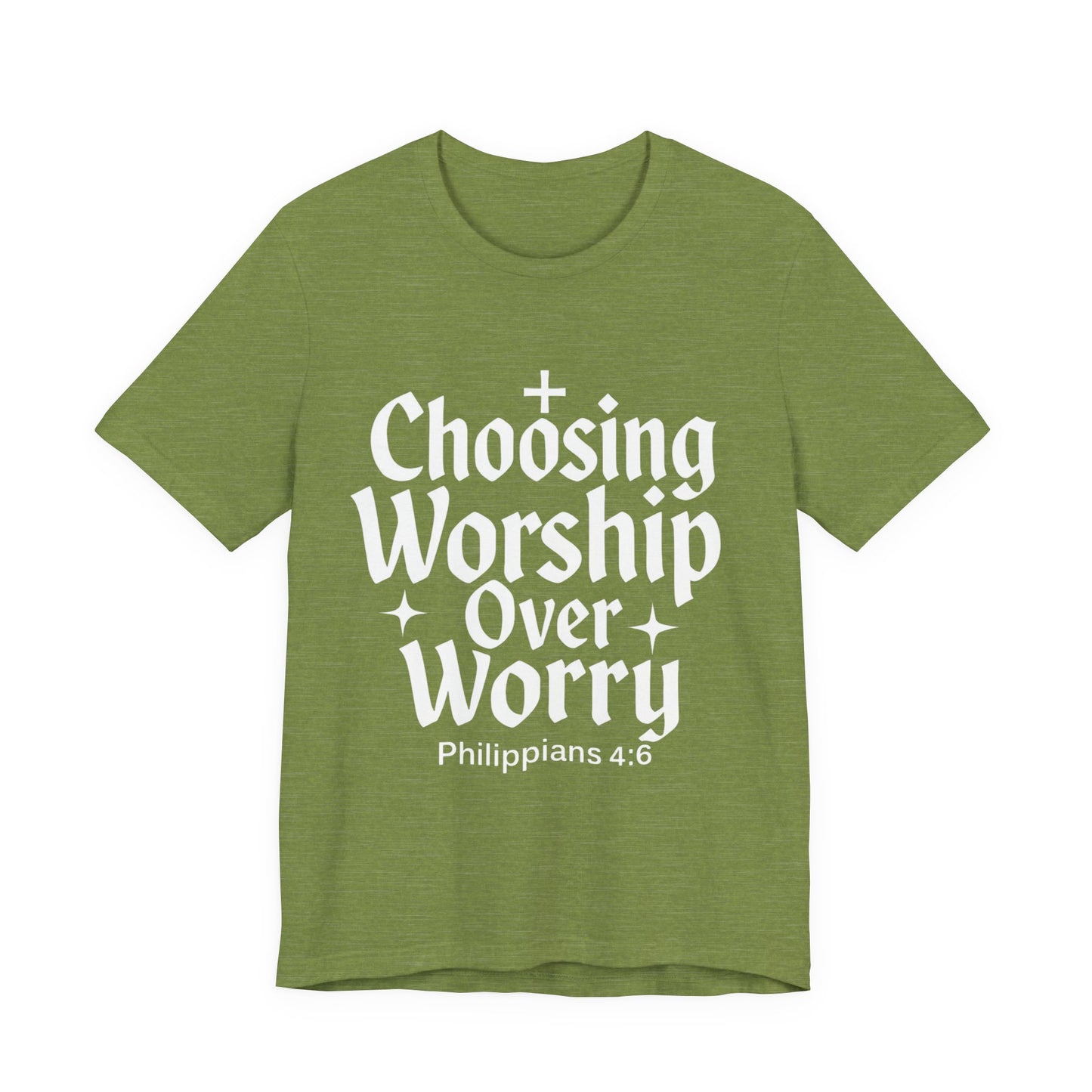 Faith-Inspired Unisex Tee: Choosing Worship Over Worry, Christian Apparel, Inspirational Gift, Spiritual T-Shirt, Everyday Wear, Gift [...]