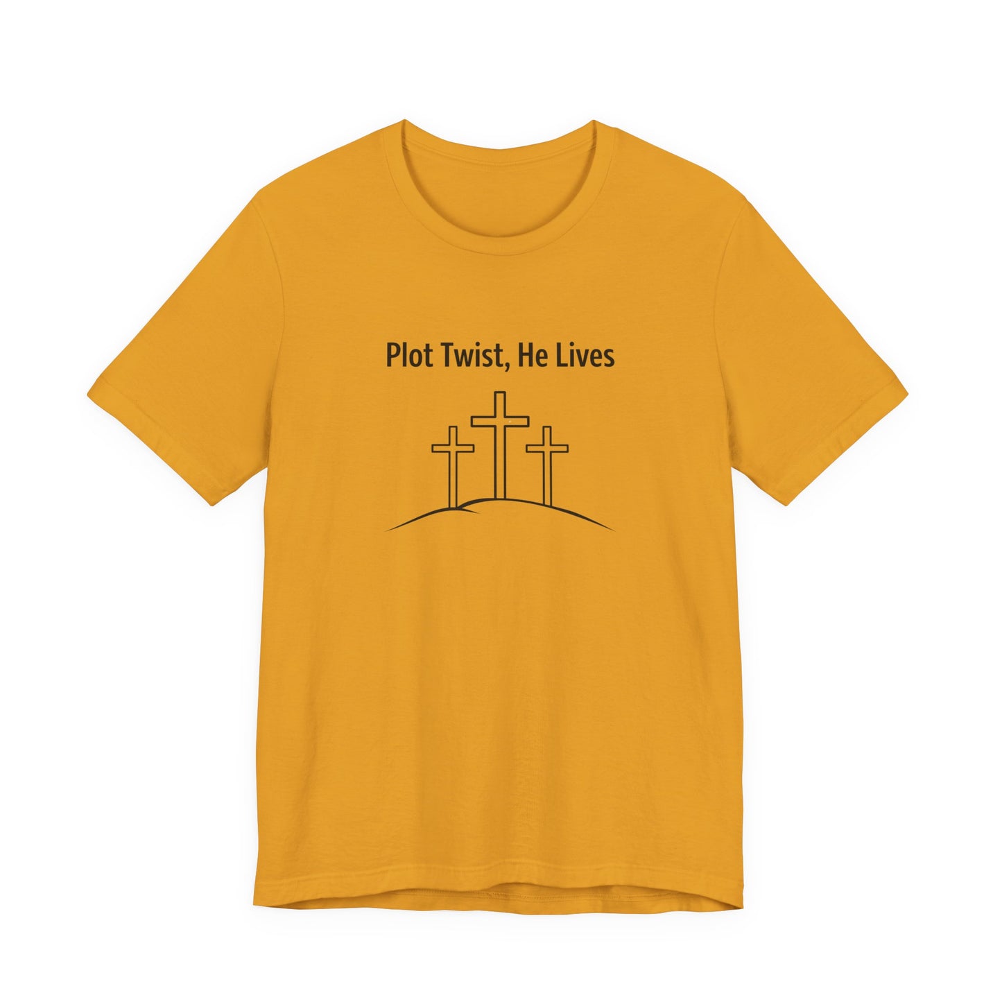 Christian T-Shirt "Plot Twist, He Lives" – Easter Resurrection Tee