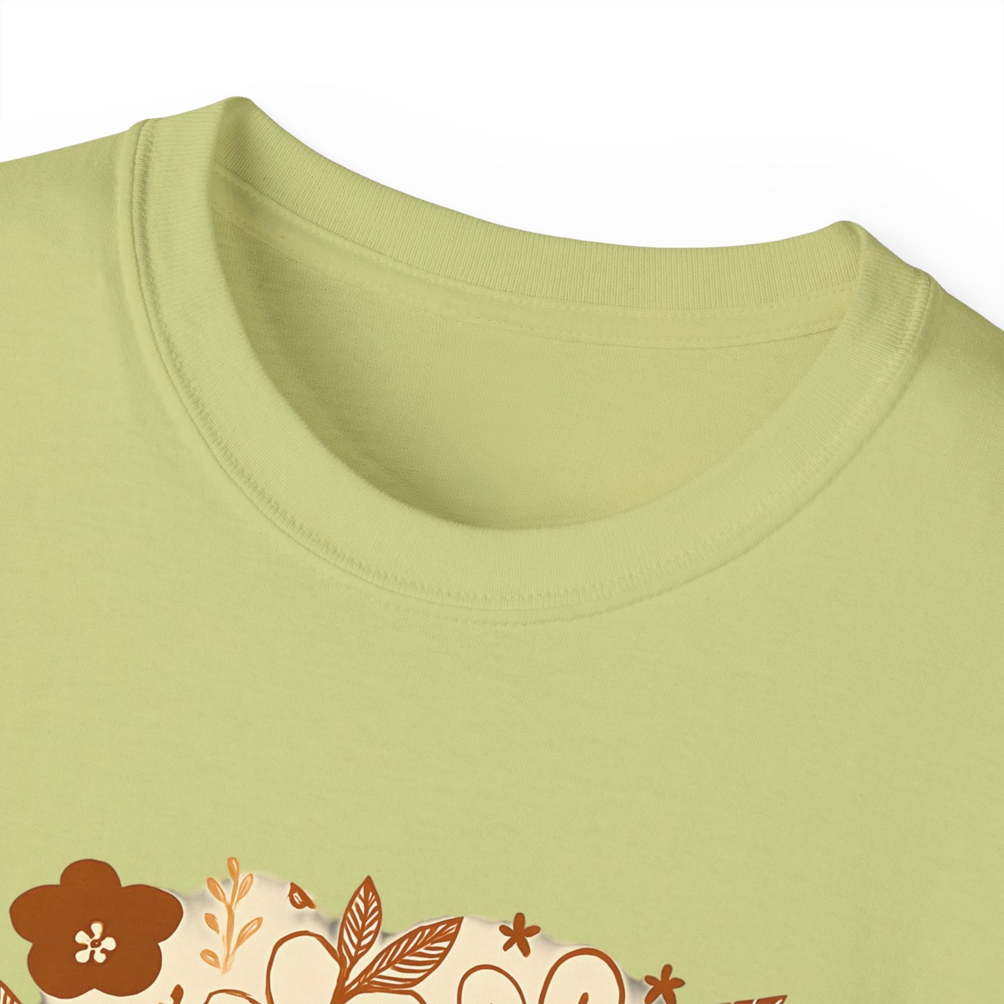 Amazing Grace Floral Unisex Ultra Cotton Tee, Vintage T-Shirt, Gift for Music Lovers, Spiritual Apparel, Heartwarming Quote Tee